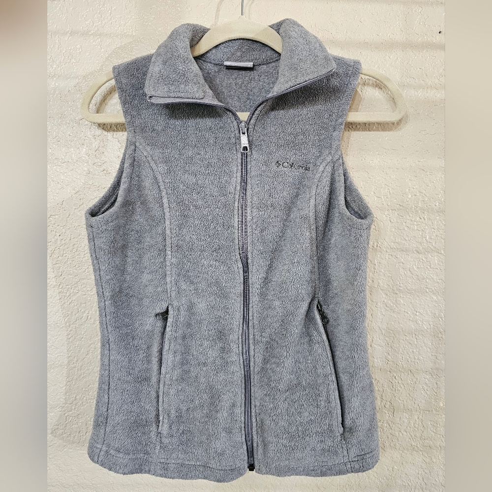 Columbia Grey Fleece Vest